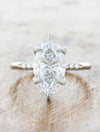 caption:Shown with 3.0ct marquise diamond in platinum