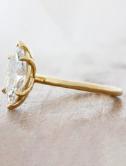 caption:1.80ct marquise diamond in 14k yellow gold