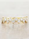 caption:Shown in 2.5mm width in yellow gold in 1/2 way coverage option