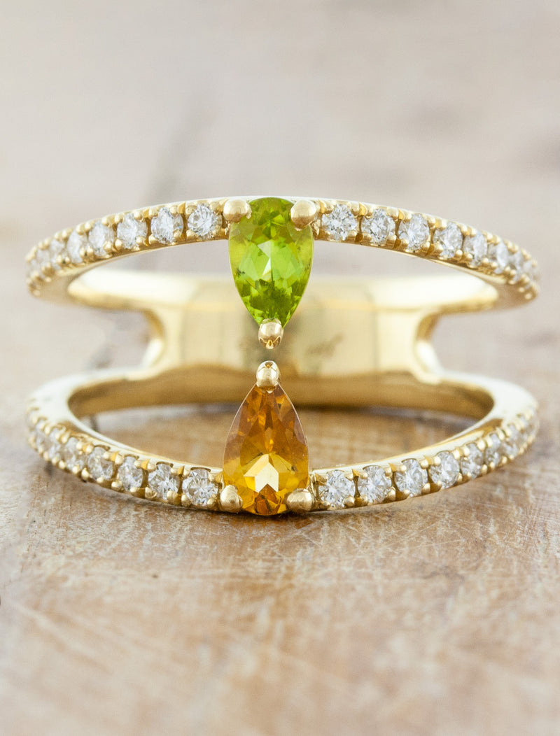 caption:Shown in 14k yellow gold