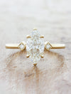 caption:Shown with 1.20ct marquise diamond in 14k yellow gold
