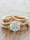 caption:Stacked with Mable engagement ring