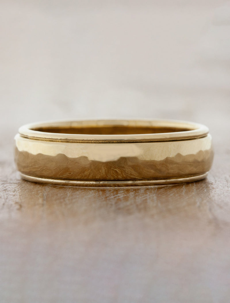 caption:Customized with all yellow gold in polished finish