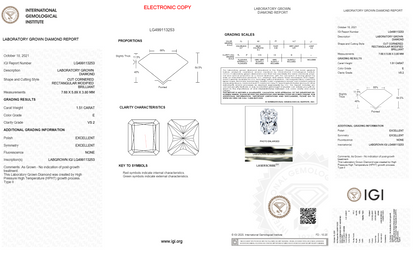 Florina - 1.51ct Radiant Lab Diamond