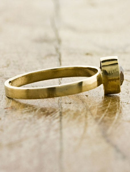 Unique Engagement Rings by Ken & Dana Design - Indira side view