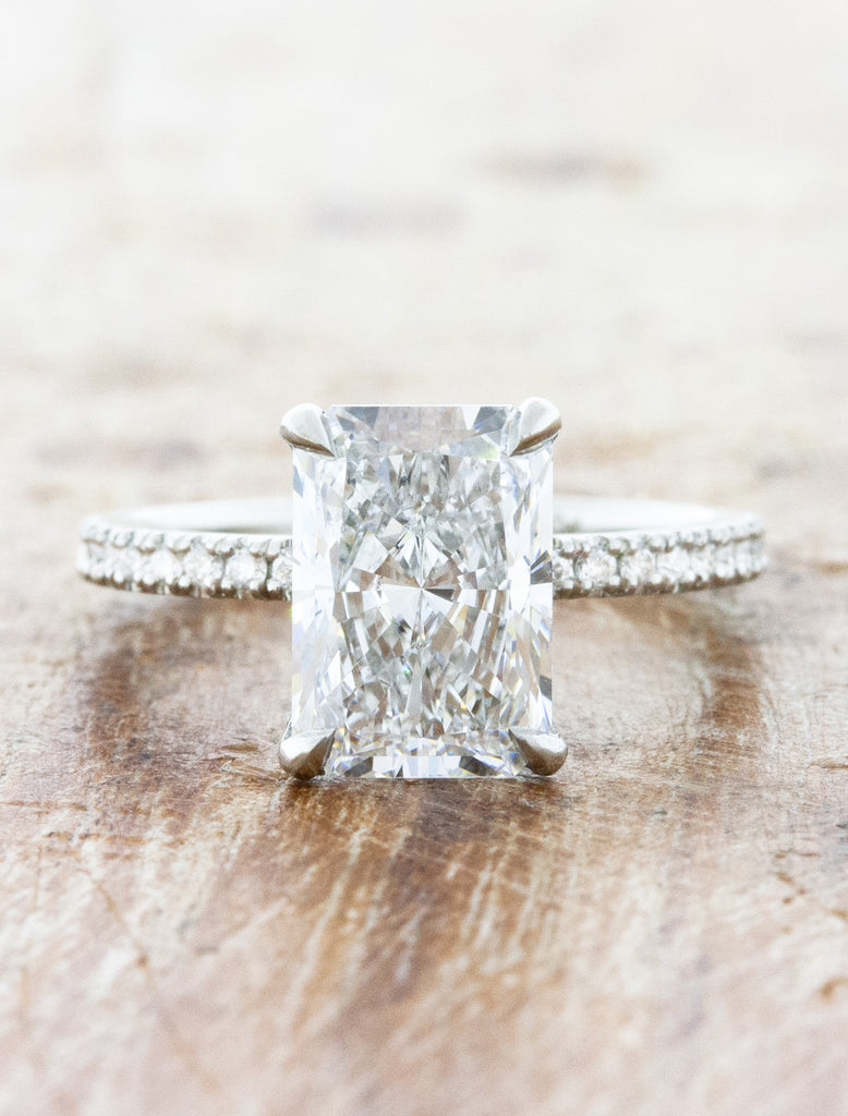 Radiant Cut Diamond Engagement Ring - DiamondNet