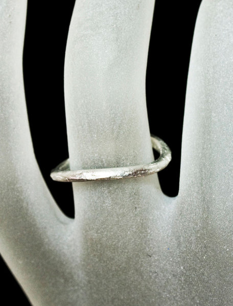 modern sculptural wedding ring