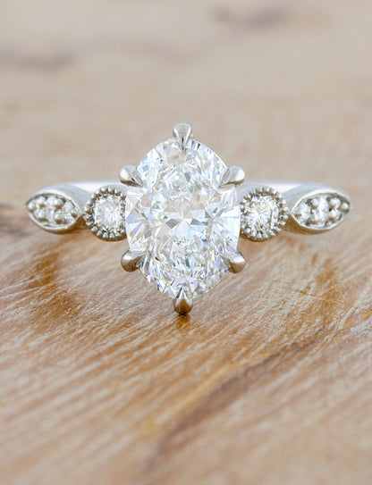 caption:Shown with 1.20ct center diamond option in platinum