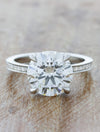 caption:Shown with 3.0ct round diamond in platinum