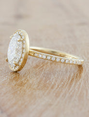 caption:Shown with 1.70ct center diamond in 14k yellow gold option