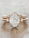 caption:Stacked with Lebow engagement ring