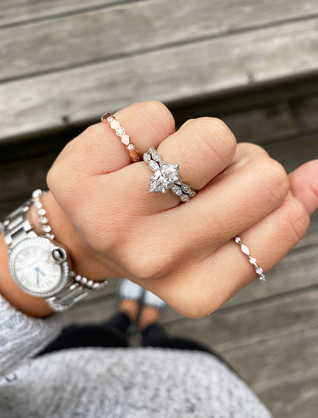 Clara • Oval Shape Diamond Engagement Ring – Kate & Kole