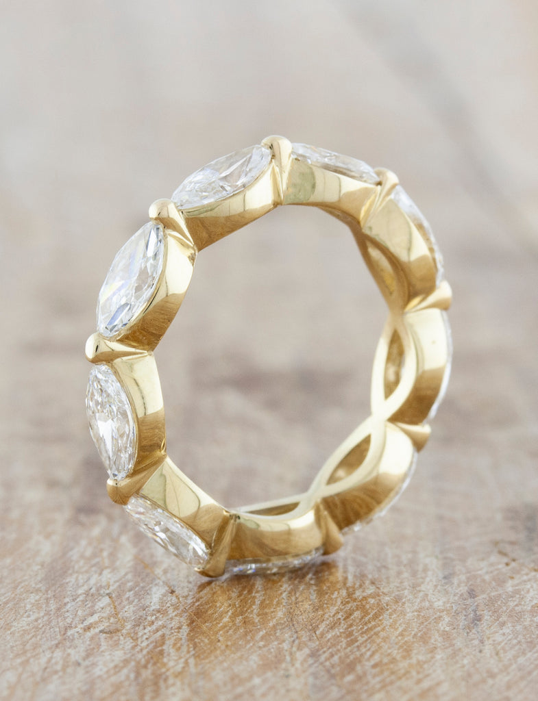 caption:Shown in 14k yellow gold option