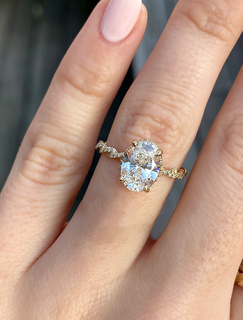 caption:Shown in 1.7ct diamond option, 14k yellow gold