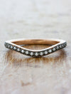 caption:Shown in 14k rose gold with black rhodium plating