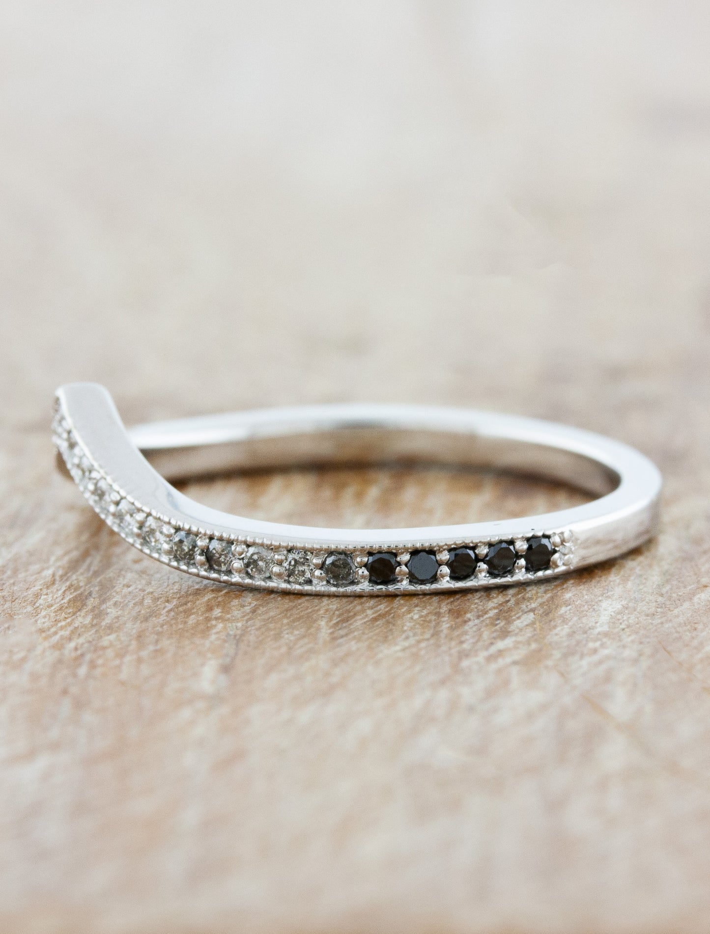 caption:customized with ombre diamond pavé 