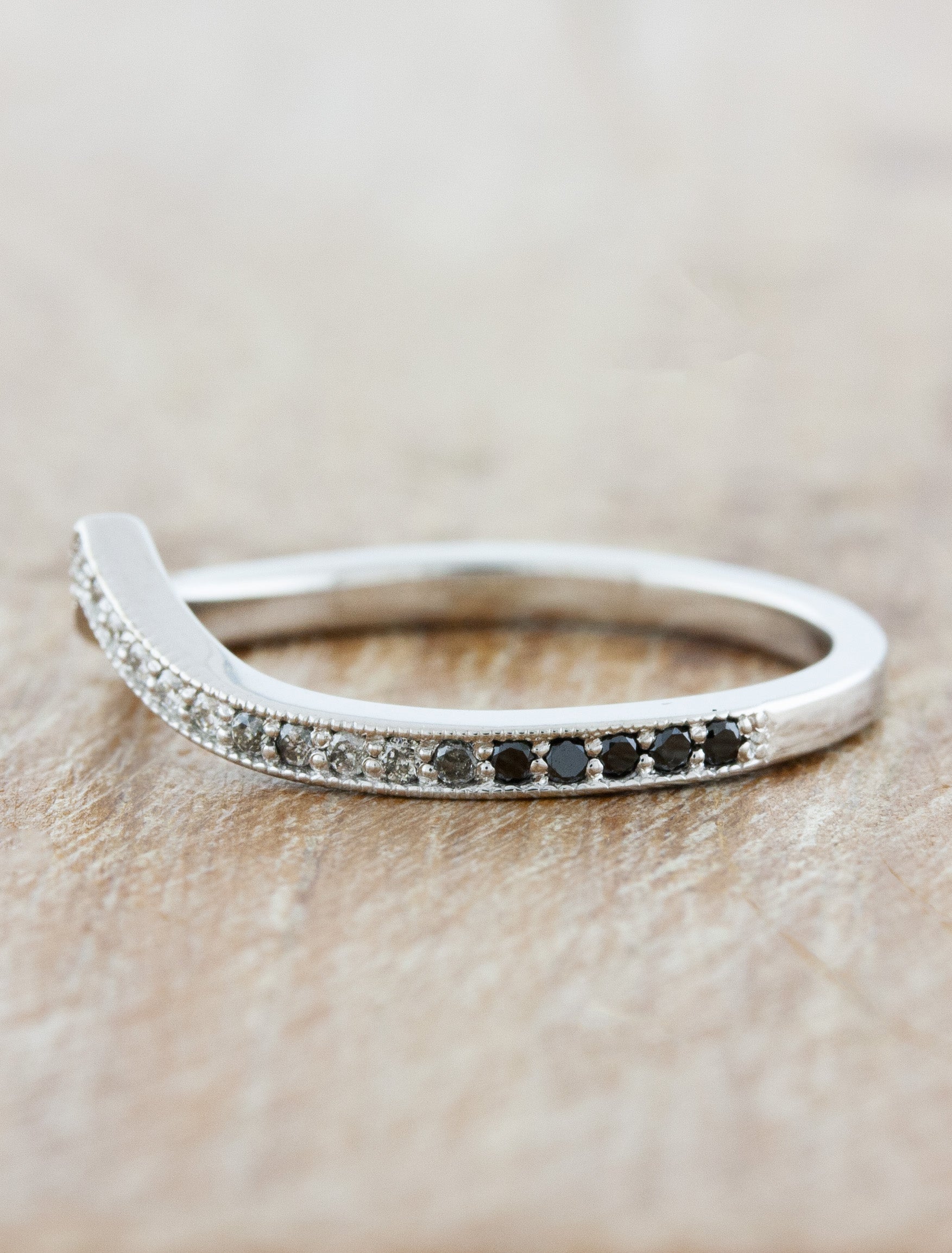 caption:customized with ombre diamond pavé 