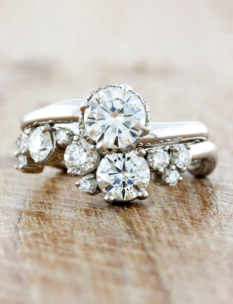 Morphy: Diamond Cluster Wedding Band | Ken & Dana Design