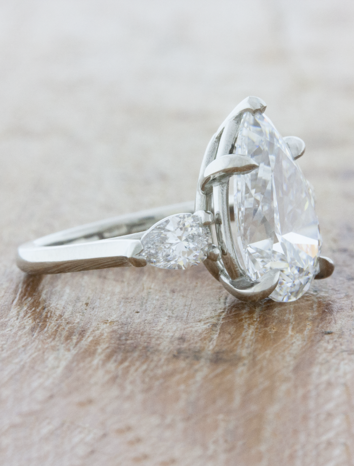 Permelia Pear - Natural Diamonds