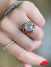 caption:Stacked with Antoinette & Adelixa wedding bands