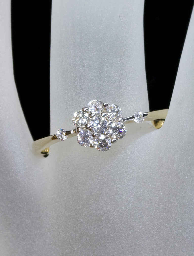 unique diamond engagement ring