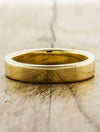 caption:Shown in 14k yellow gold, polished finish