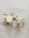 caption:Shown with 0.75ct marquise & 1.5ct emerald cut diamonds in 14k yellow gold