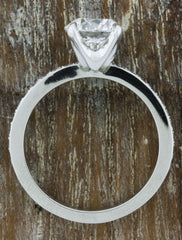 classic round diamond solitaire engagement ring
