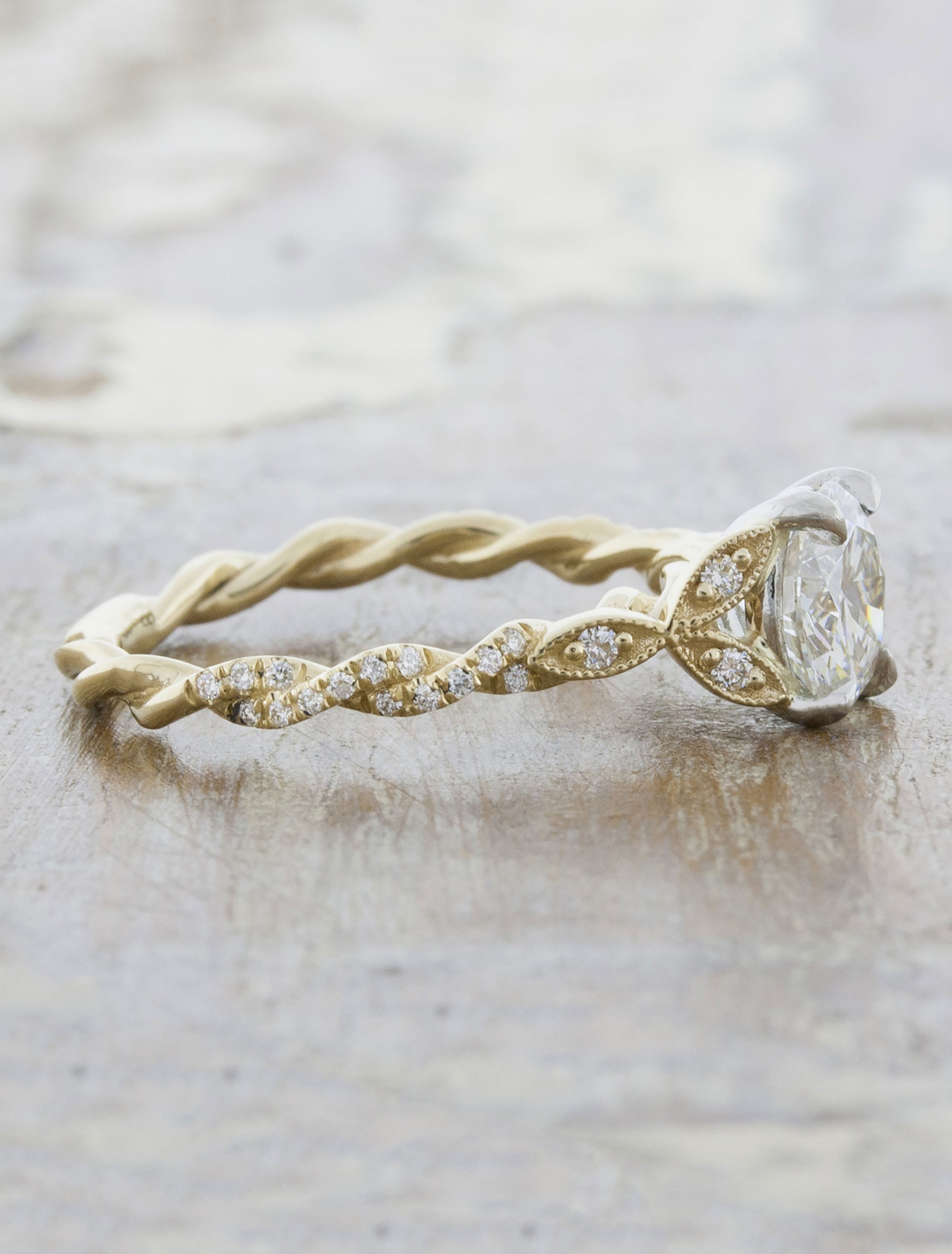 Rope Band Engagement Ring , Types of Ring Band Styles: Select Your ...