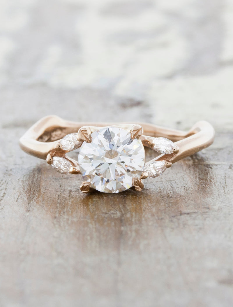 caption:Shown in 14k rose gold