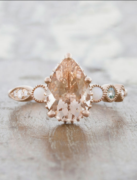 caption:Shown in 14k rose gold