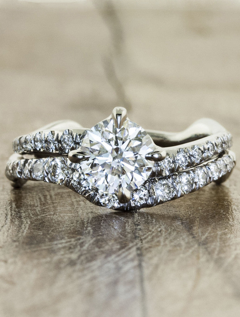 caption:Paired with Celeste engagement ring
