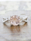 caption:Customized with round Morganite