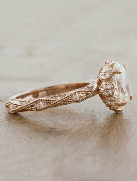 Beautiful Engagement Ring...Emeralds were her favorite : r/Weddingsunder10k