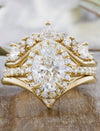 caption:Stacked with Tempest wedding band & Verity engagement ring