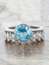 caption:Shown with Angeline engagement ring in platinum