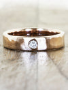 caption:Customized with a diamond in rose gold