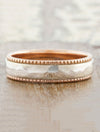caption:Shown in 5mm width in mixed platinum & 14k rose gold