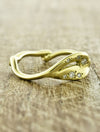 Unique Organic Wedding Bands by Ken & Dana Design - Hera