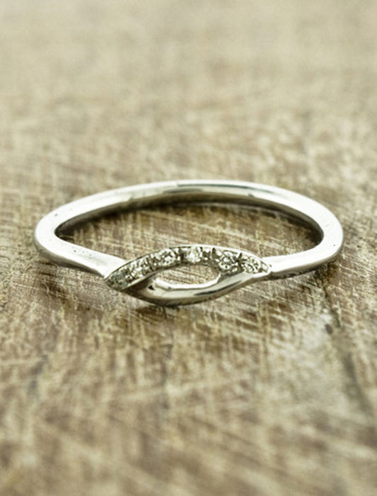 Unique Organic Wedding Bands by Ken & Dana Design - Isis