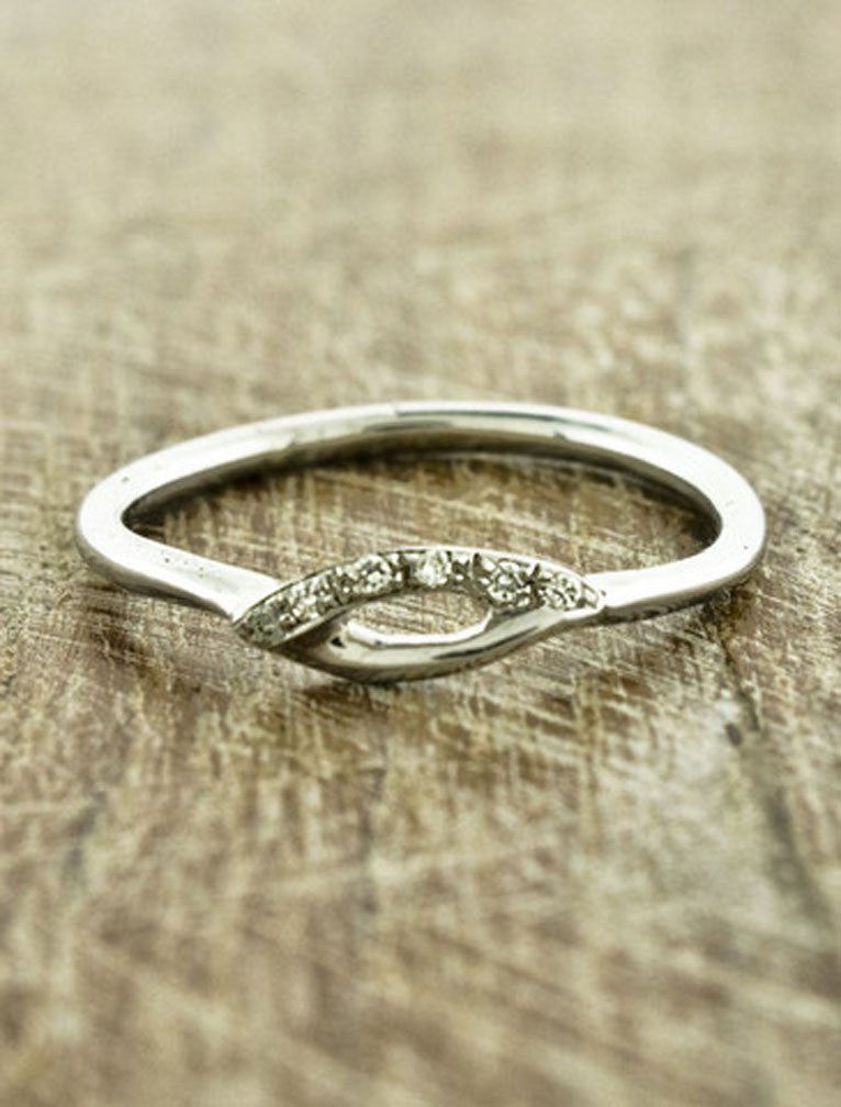 Unique Organic Wedding Bands by Ken & Dana Design - Isis