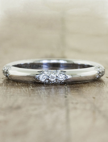 Affordable Engagement 14K White Gold Diamond Ring 0.34ct 405501