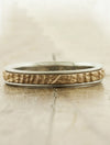 caption:Shown with white gold trim with rose gold center