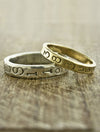 caption:Shown in 14k yellow gold (3.2mm) & in 14k white gold (4.3mm)