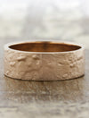 caption:Shown in 14k rose gold, sand blasted finish
