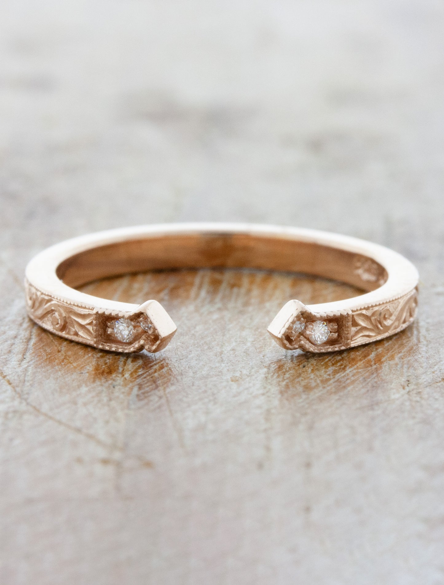 caption:Shown in 14k rose gold