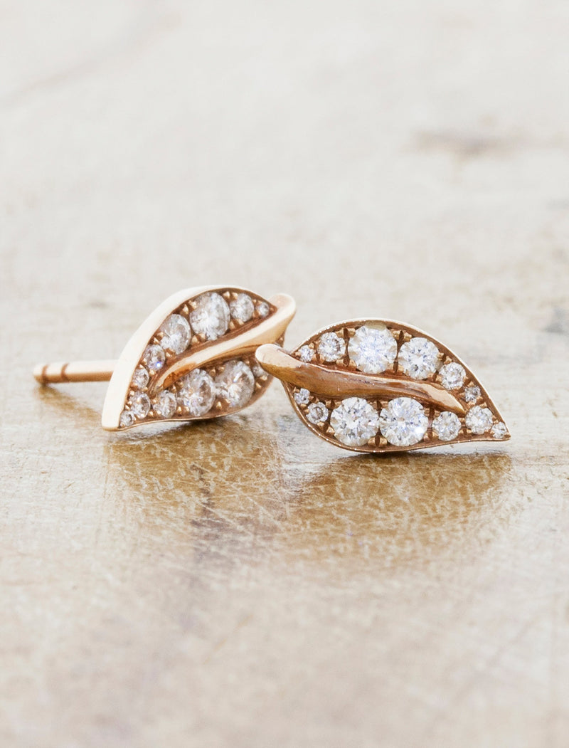 caption:Large size with diamonds in 14k rose gold