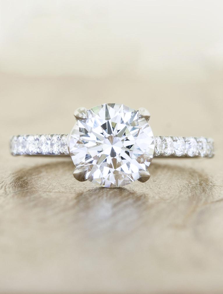 Sarisa Stacked Ring Set - Natural Diamonds