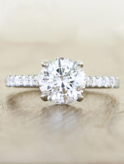 Sarisa Stacked Ring Set - Natural Diamonds