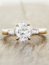 caption:Customized with 1.30ct oval diamond in 14k rose gold